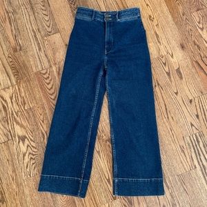 Apiece Apart highwasted wideleg jeans